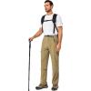 imageLittle Donkey Andy Mens Convertible Hiking Pants with Belt Lightweight ZipOff Quick Dry Tactical Cargo PantsKhaki