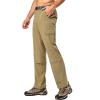 imageLittle Donkey Andy Mens Convertible Hiking Pants with Belt Lightweight ZipOff Quick Dry Tactical Cargo PantsKhaki
