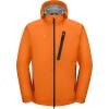 imageLittle Donkey Andy Mens Highperformance Waterproof Rain Jacket Ultra Lightweight Rain Shell for HikingGolfTravelD5orangeultra Lightweight
