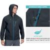 imageLittle Donkey Andy Mens Highperformance Waterproof Rain Jacket Ultra Lightweight Rain Shell for HikingGolfTravelD6black Blueultra Lightweight