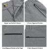 imageLittle Donkey Andy Mens Micro Fleece Lined Hiking Pants Softshell Warm Pants Golf Outdoor Pants with Utility Pockets