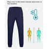 imageLittle Donkey Andy Mens QuickDrying Running Pants Stretch Cooling Performance Mens Joggers with PocketsDark Blue