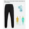 imageLittle Donkey Andy Mens QuickDrying Running Pants Stretch Cooling Performance Mens Joggers with PocketsDark Grey