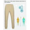 imageLittle Donkey Andy Mens QuickDrying Running Pants Stretch Cooling Performance Mens Joggers with PocketsKhaki
