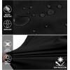 imageLittle Donkey Andy Mens UPF 50 Lightweight Quick Dry Hiking Pants with Zipper Pockets for Outdoor TravelBlack