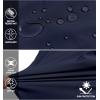 imageLittle Donkey Andy Mens UPF 50 Lightweight Quick Dry Hiking Pants with Zipper Pockets for Outdoor TravelNavy Blue