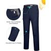 imageLittle Donkey Andy Mens UPF 50 Lightweight Quick Dry Hiking Pants with Zipper Pockets for Outdoor TravelNavy Blue