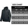 imageLittle Donkey Andy Mens Waterproof Jacket with Removable HoodFleece Lined Warm Rain Jacket for Hiking Skiing