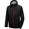 imageLittle Donkey Andy Mens Highperformance Waterproof Rain Jacket Ultra Lightweight Rain Shell for HikingGolfTravelD1blackultra Lightweight