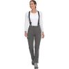 imageLittle Donkey Andy Womens Skiing Bibs Fleece Lined Snow Pants Winter WaterRepellent Snowboard Pants with SuspendersGray