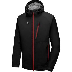 imageLittle Donkey Andy Mens Highperformance Waterproof Rain Jacket Ultra Lightweight Rain Shell for HikingGolfTravelD1blackultra Lightweight