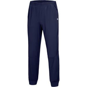 imageLittle Donkey Andy Mens QuickDrying Running Pants Stretch Cooling Performance Mens Joggers with PocketsDark Blue