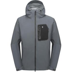 imageLittle Donkey Andy Mens Waterproof Rain Jacket Outdoor Lightweight Rain Shell Coat for Hiking Golf TravelGrey