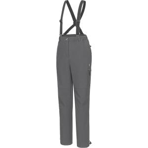 imageLittle Donkey Andy Womens Insulated Ski Bibs Snow Pants Water Resistant Snowboard Softshell Pants with SuspendersSteel Gray