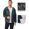 imageLittle Donkey Andy Mens Lightweight Windbreaker Jacket Breathable Windproof Hooded Wind Coat Hiking Running Golf TravelGrey