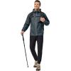 imageLittle Donkey Andy Mens Lightweight Windbreaker Jacket Breathable Windproof Hooded Wind Coat Hiking Running Golf TravelGrey