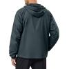 imageLittle Donkey Andy Mens Lightweight Windbreaker Jacket Breathable Windproof Hooded Wind Coat Hiking Running Golf TravelGrey