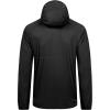 imageLittle Donkey Andy Mens Ultra Light Rain Jacket Stretch Waterproof Raincoat with Hood for Hiking RunningBlack