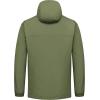 imageLittle Donkey Andy Mens Windbreak Jacket Quick Drying Water Repellent Light Jackets for Men Wrinkle ReductionArmy Green
