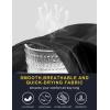 imageLittle Donkey Andy Mens Windbreak Jacket Quick Drying Water Repellent Light Jackets for Men Wrinkle ReductionBlack