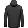 imageLittle Donkey Andy Mens Windbreak Jacket Quick Drying Water Repellent Light Jackets for Men Wrinkle ReductionBlack