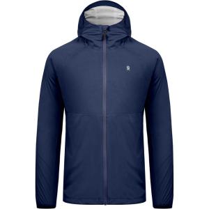 imageLittle Donkey Andy Mens Ultra Light Rain Jacket Stretch Waterproof Raincoat with Hood for Hiking RunningSapphire Blue