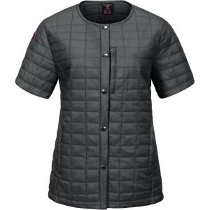 imageLittle Donkey Andy Womens Puffer Vest Cap Sleeve Quilted Lightweight Down Jacket for Hiking TravelGrey