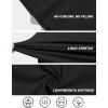 imageLittle Donkey Andy Womens Short Sleeve Quick Dry TShirt with Hood Sun Protection Workout Stretch Basic Tops TeeBlack