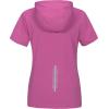 imageLittle Donkey Andy Womens Short Sleeve Quick Dry TShirt with Hood Sun Protection Workout Stretch Basic Tops TeeRose Red