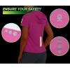 imageLittle Donkey Andy Womens Short Sleeve Quick Dry TShirt with Hood Sun Protection Workout Stretch Basic Tops TeeRose Red