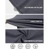 imageLittle Donkey Andy Womens Short Sleeve Quick Dry TShirt with Hood Sun Protection Workout Stretch Basic Tops TeeSteel Gray