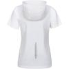 imageLittle Donkey Andy Womens Short Sleeve Quick Dry TShirt with Hood Sun Protection Workout Stretch Basic Tops TeeWhite