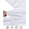 imageLittle Donkey Andy Womens Short Sleeve Quick Dry TShirt with Hood Sun Protection Workout Stretch Basic Tops TeeWhite