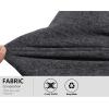 imageLittle Donkey Andy Mens Lightweight Warm Polar Fleece Running Jacket Hooded Full Zip Hiking Golf Casual JacketDeep Grey Heather