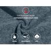 imageLittle Donkey Andy Mens Lightweight Warm Polar Fleece Running Jacket Hooded Full Zip Hiking Golf Casual JacketLight Grey Heather