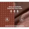imageLittle Donkey Andy Mens Quick Dry Warm Lightweight Running Jacket Full Zip Thermal Hybrid Thumbholes Golf Track JacketDark BrownRed
