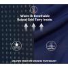 imageLittle Donkey Andy Mens Quick Dry Warm Lightweight Running Jacket Full Zip Thermal Hybrid Thumbholes Golf Track JacketNavy Heather
