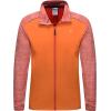 imageLittle Donkey Andy Mens Quick Dry Warm Lightweight Running Jacket Full Zip Thermal Hybrid Thumbholes Golf Track JacketOrange Heather