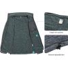 imageLittle Donkey Andy Mens Winter Warm Polar Fleece Golf Jacket Lightweight Thermal Hiking Running Travel JacketDark Green Heather