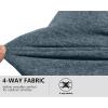 imageLittle Donkey Andy Mens Winter Warm Polar Fleece Golf Jacket Lightweight Thermal Hiking Running Travel JacketStormy Weather Heather