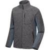 imageLittle Donkey Andy Mens Winter Warm Polar Fleece Golf Jacket Lightweight Thermal Hiking Running Travel JacketDark Grey Heather
