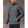 imageLittle Donkey Andy Mens UPF 50 Sun Protection Jacket Full Zip Lightweight Hoodie Summer Shirts for Hiking Fishing OutdoorGrey