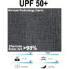 imageLittle Donkey Andy Mens UPF 50 Sun Protection Jacket Full Zip Lightweight Hoodie Summer Shirts for Hiking Fishing OutdoorGrey