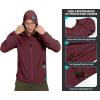 imageLittle Donkey Andy Mens UPF 50 Sun Protection Jackets Stretch Breathable Hoodie Summer Shirts for HikingBiking Red