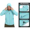 imageLittle Donkey Andy Mens UPF 50 Sun Protection Jackets Stretch Breathable Hoodie Summer Shirts for HikingBlue Tint