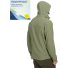 imageLittle Donkey Andy Mens UPF 50 Sun Protection Jackets Stretch Breathable Hoodie Summer Shirts for HikingLoden Green