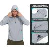 imageLittle Donkey Andy Mens UPF 50 Sun Protection Jackets Stretch Breathable Hoodie Summer Shirts for HikingQuarry