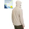 imageLittle Donkey Andy Mens UPF 50 Sun Protection Jackets Stretch Breathable Hoodie Summer Shirts for HikingWood Ash