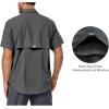 imageLittle Donkey Andy Mens UPF 50 UV Protection Shirt UltraBreathable Short Sleeve Fishing Hiking ShirtsCastlerock