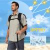 imageLittle Donkey Andy Mens UPF 50 UV Protection Shirt UltraBreathable Short Sleeve Fishing Hiking ShirtsSilver Sage